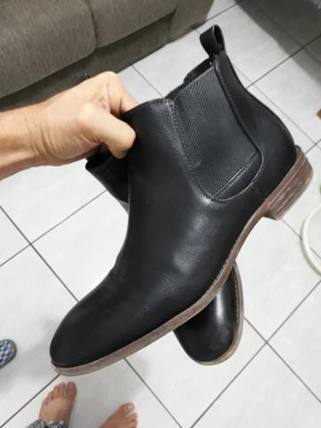 Bota couro tamanho 11