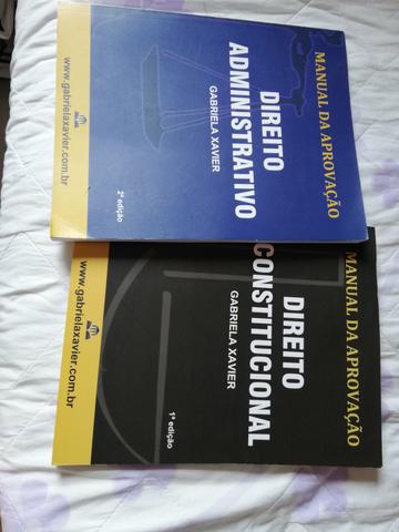 Livros manual do direito adm e constitucional