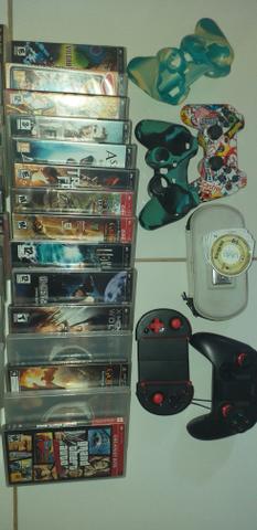 Vendo ou troco por celular ou tablet jogos de psp original - Foto 3