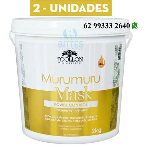 2 Pote de Murumuru Mask Hidratação Reconstrução, Cauterização Toollon Cosméticos