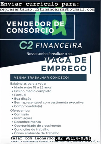 VENDEDOR ( não precisa experiência )