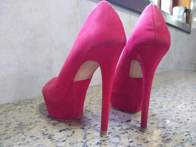 Sandália Salto Zara Basic - Foto 4