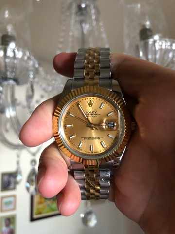 Rolex dourado datejust 