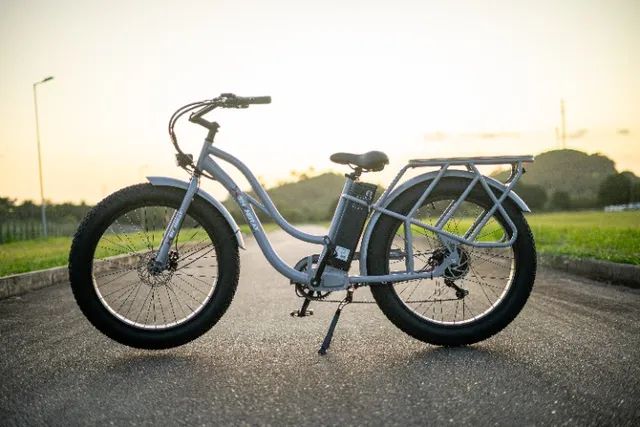 Bicicleta Eletrica Assistida com Bagageiro -Pronta Entrega