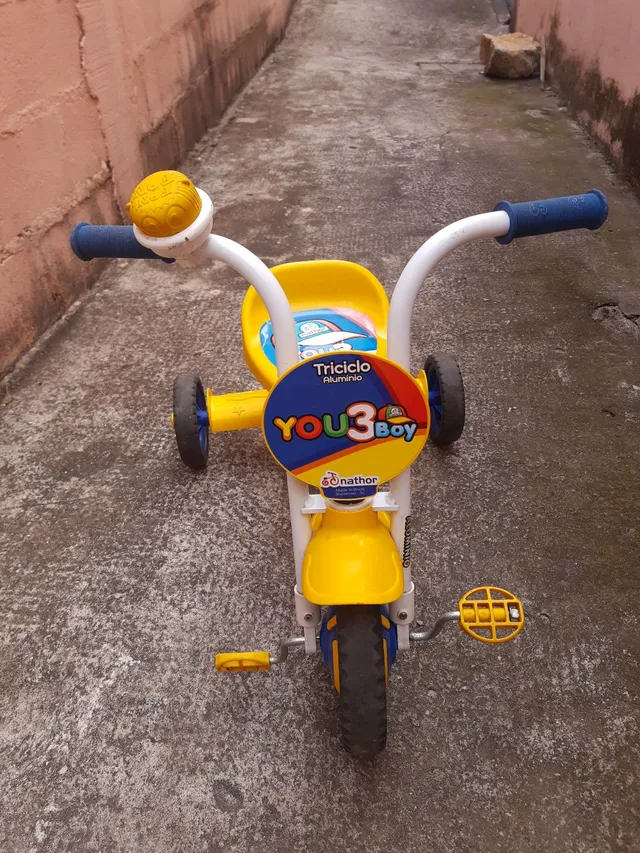 Triciclo Motoca Infantil 3 Rodas Alumínio Até 21kg Rosa You 3 Girl Nathor