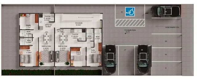 Apartamento Bessa Novo 2 Quartos  - Foto 3