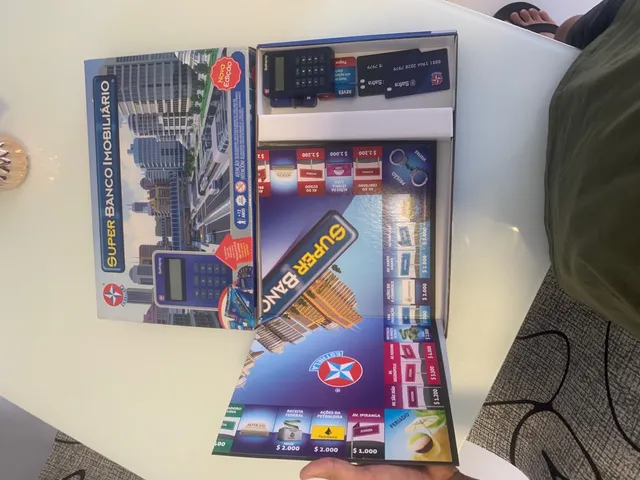 Super Banco Imobiliario w/ Card Machine Monopoly Replica Board Game Ki —  Supermarket Brazil