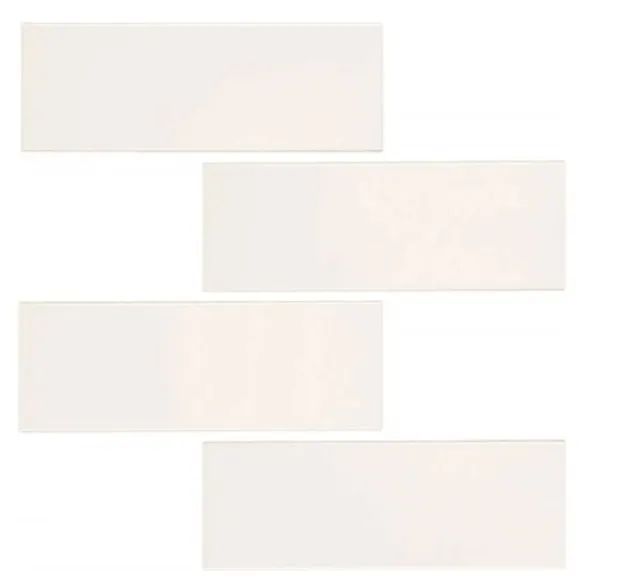 Revestimento Esmaltado Brilhante Borda Bold Chroma Off White da Portobello - Foto 4