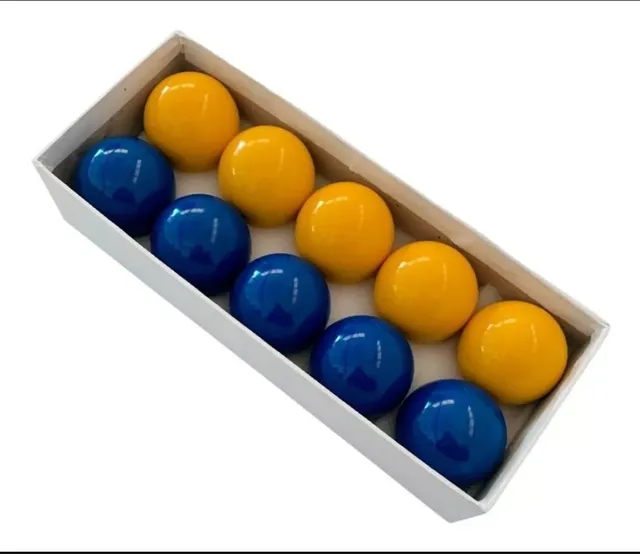 Jogo de bolas de bilhar numeradas de 38 mm com bolão