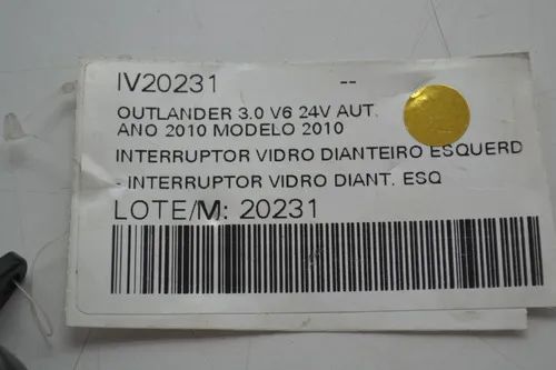Botão Dianteiro Vidros Mitsubishi Outlander Original - Foto 5