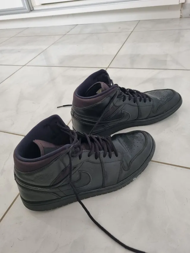 Tênis nike air jordan all black original