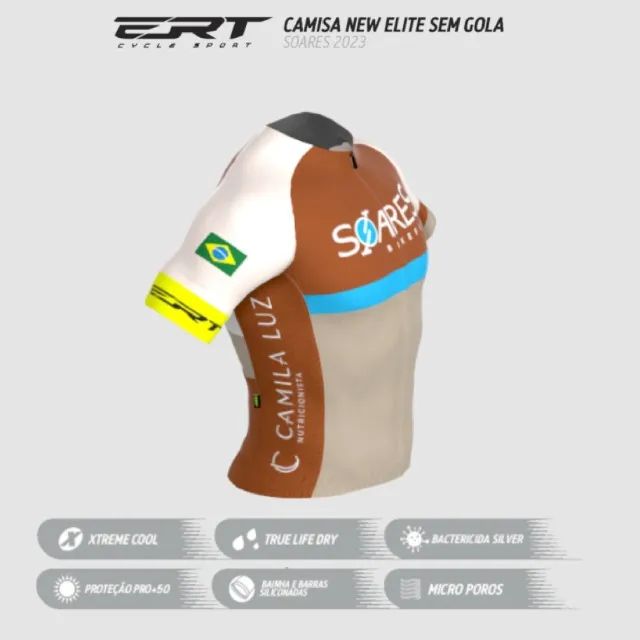 270 - Camisa Soares Bikefit Ert Todos os tamanhos jersey pp - p - m - g - gg 3g 4g 5g 