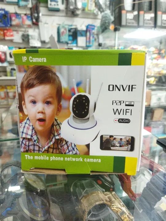 câmera ip 3 antenas 