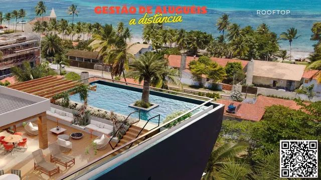 PRAIA DE CAMPAS EM TAMANDARÉ - FLAT 1 QUARTO 24m² a 80 m do mar