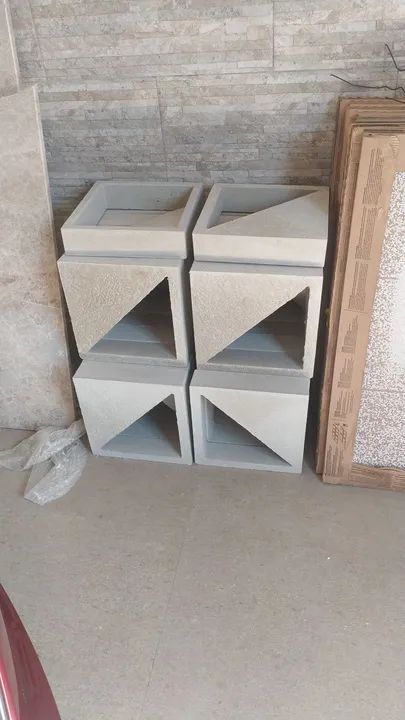 Cobogó triângulo 30 x 30 x 7 cm  - Foto 3