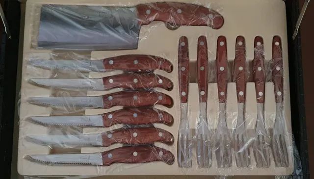 Faqueiro profissional para churrasco