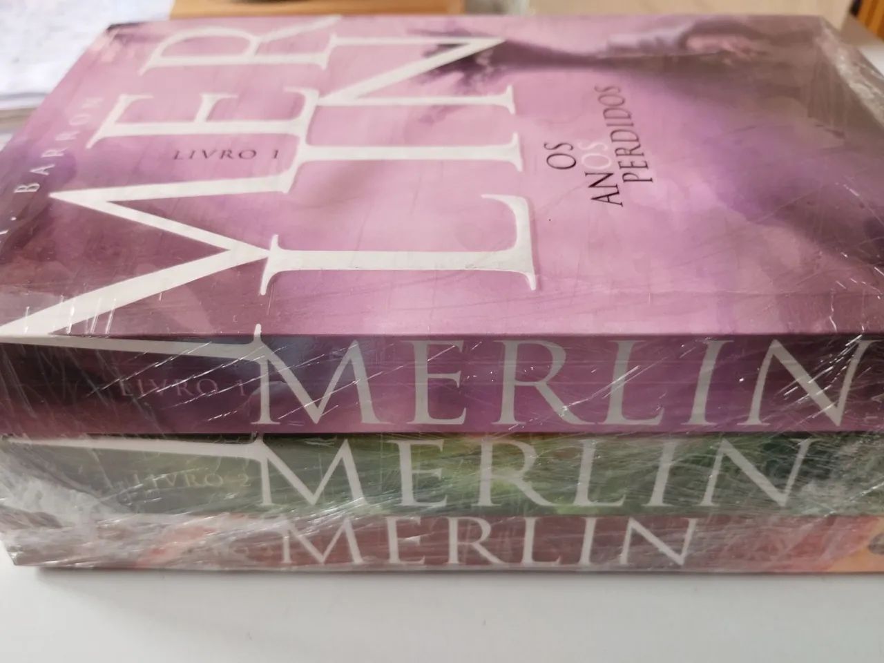 Merlin - Os Anos Perdidos - Livros 1 - 2 e 3 - excelente estado 