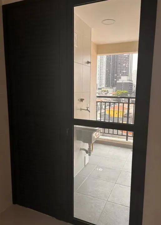 Porta alumínio preto 1,40 X 2,18 - Foto 3