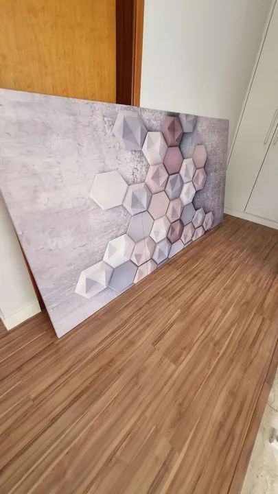 Quadro Decorativo Moderno Geométrico - Foto 4