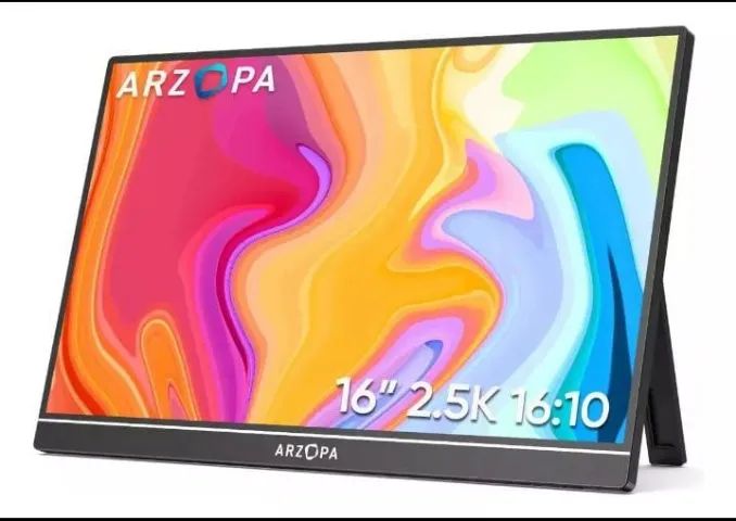 Arzopa Monitor Portátil Qhd 2.5k Hdr 2560 X 1600 Ips 16