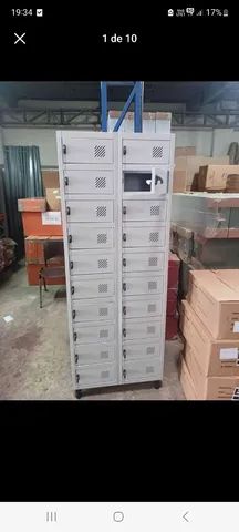 Armário de aço guarda celulares com 20 portinhas.( só novos  )