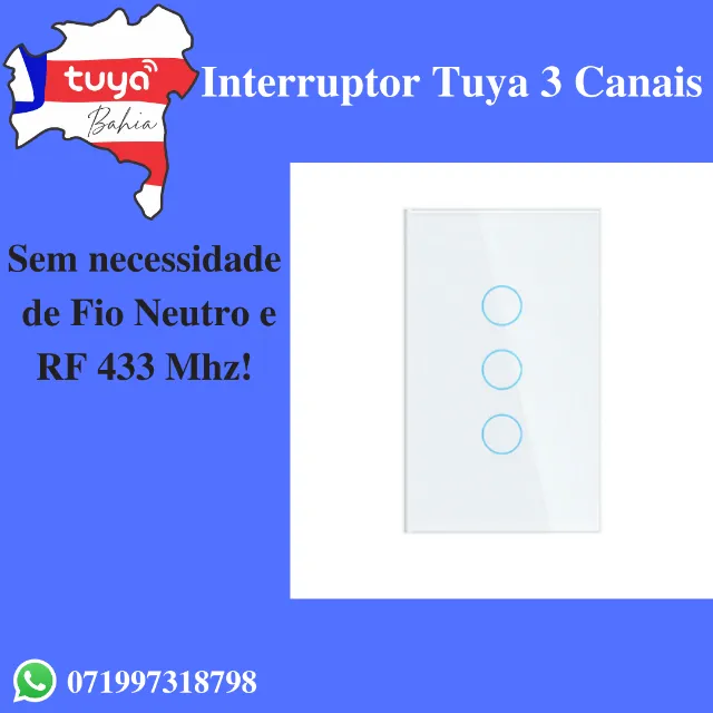 Interruptor Smart Tuya - Produto Original Tuya
