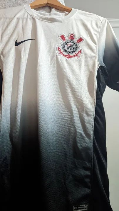 Camisa Corinthians Nike Masculina S - Nova - Foto 4