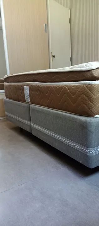 Cama Box Queen com Colchão Ouro Spring  - Foto 5