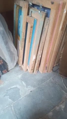 kit 12 telas de sublimação usadas tamanhos variados - Foto 4