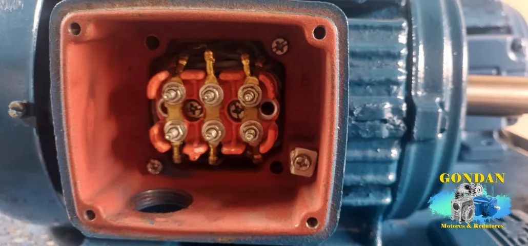 Motor elétrico WEG 5cv (3.7kw) 2 polos 3480RPM trifásico 220v / 380v / 440v    - Foto 5
