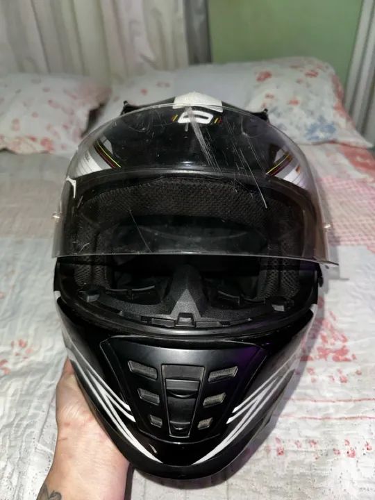 Capacete de Moto Norisk - Tamanho 58 - Foto 4