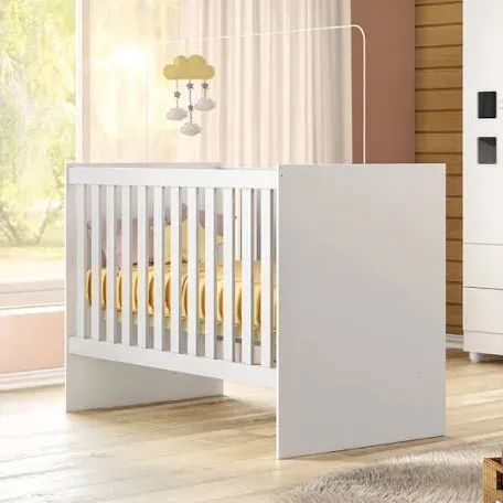 White Mini Crib