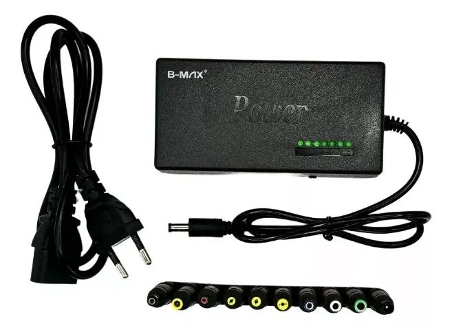 Fonte Carregador Universal Para Notebook Laptop 120w Bivolt Bmax Ab019 - Loja Coimbra  - Foto 4