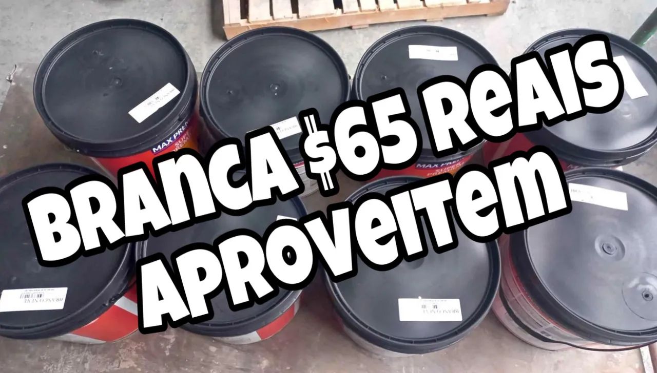 Tinta branca $$ 65 reais ótima qualidade boa cobertura  - Foto 6