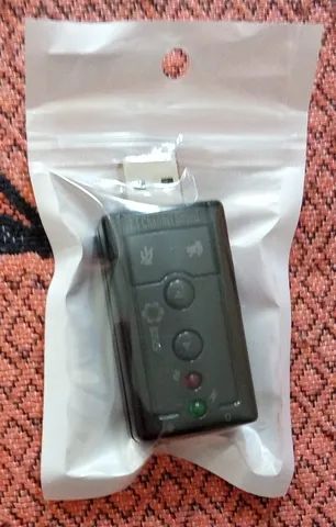 Problemas com o som do seu Note/PC. Use esse adaptador USB e resolva seu problema. - Foto 2