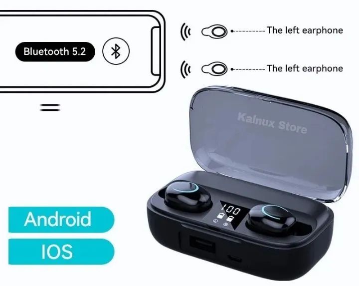 Fone sem fio Bluetooth Smart Touch Control Play Remoção ativa do ruído para o esporte  - Foto 6