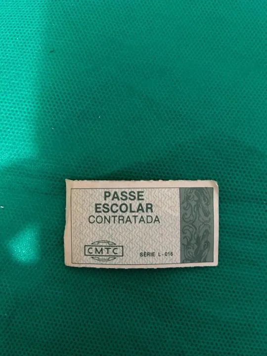 Antigo passe escolar CMTC - Foto 5