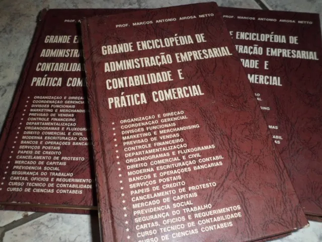Grande Enciclopédia de Administração Empresarial Contabilidade Vols. 1, 2 e 3