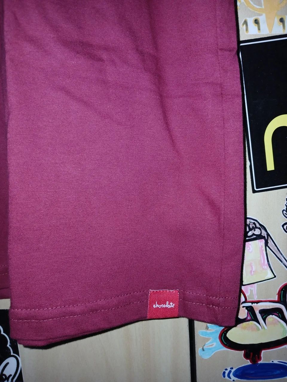 Camiseta Chocolate original - Vinho GG - Foto 2