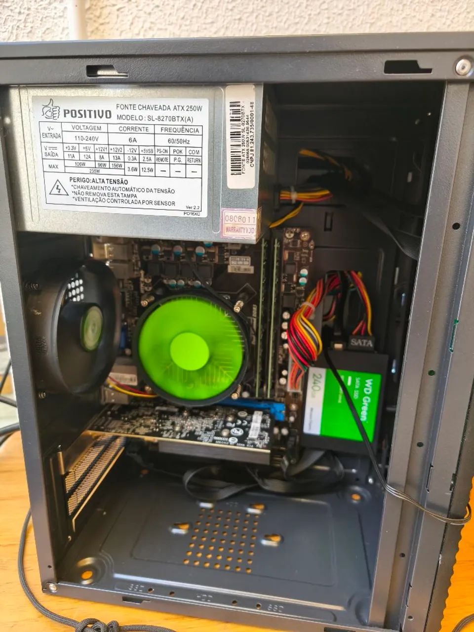 Pc Gamer I5 16gb ram SSD 240gb GT 1030 2gb