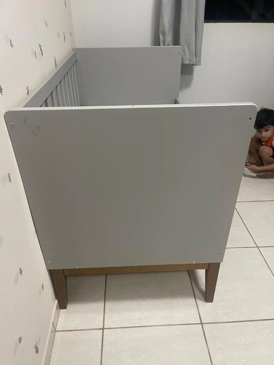 Berço Cinza - Matic - Foto 3