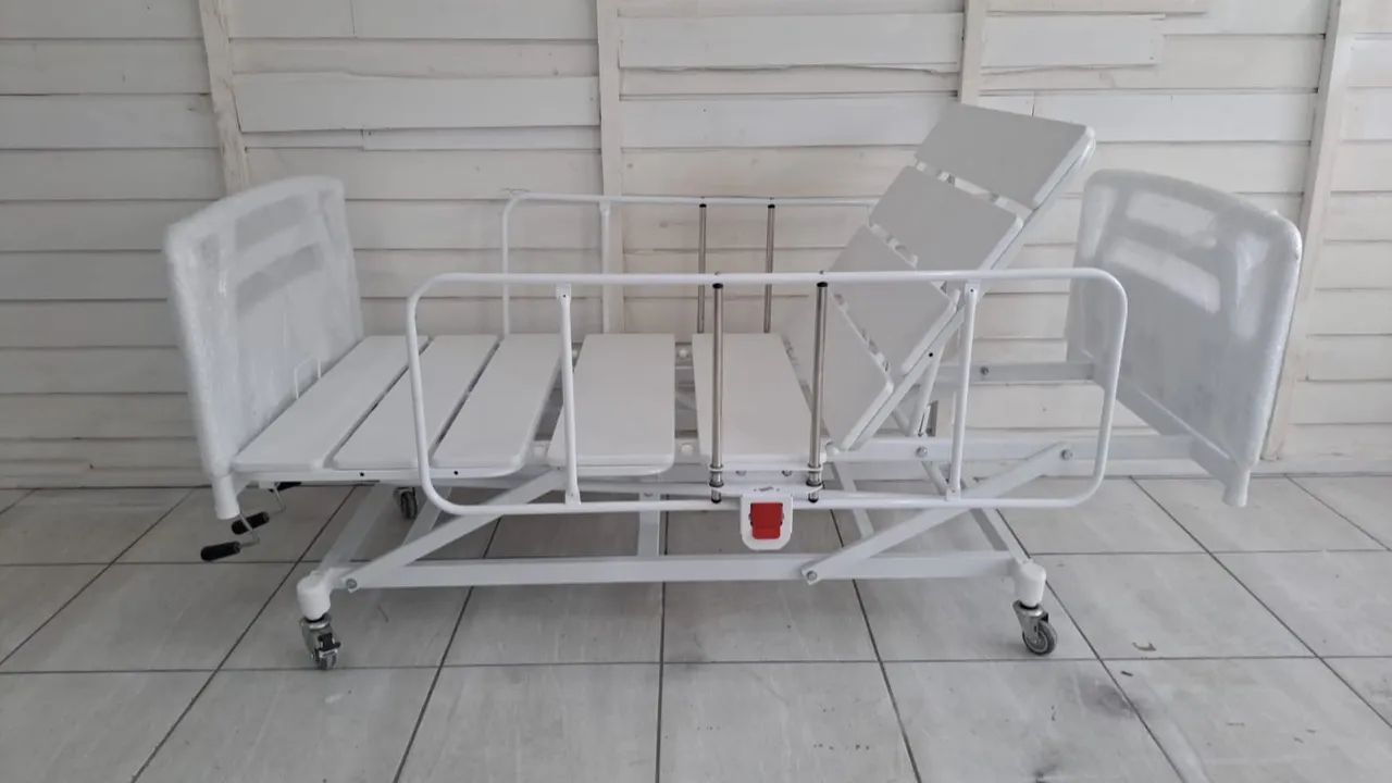 Cama hospitalar 3 manivelas  - Foto 2
