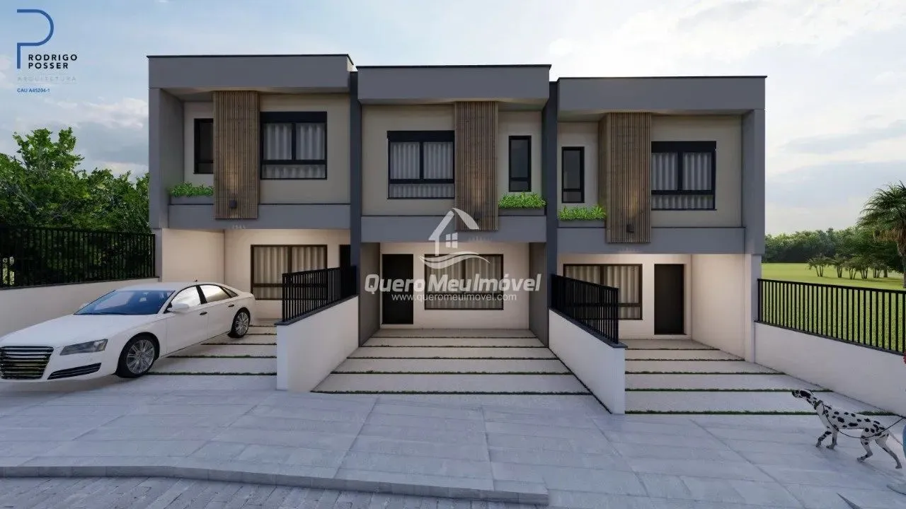 Sobrados em construção no Vinhedos