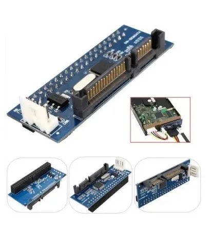 Adaptador Conversor Ide Para Sata 3.5 hd Dados 40 Pinos Ide Para Sata