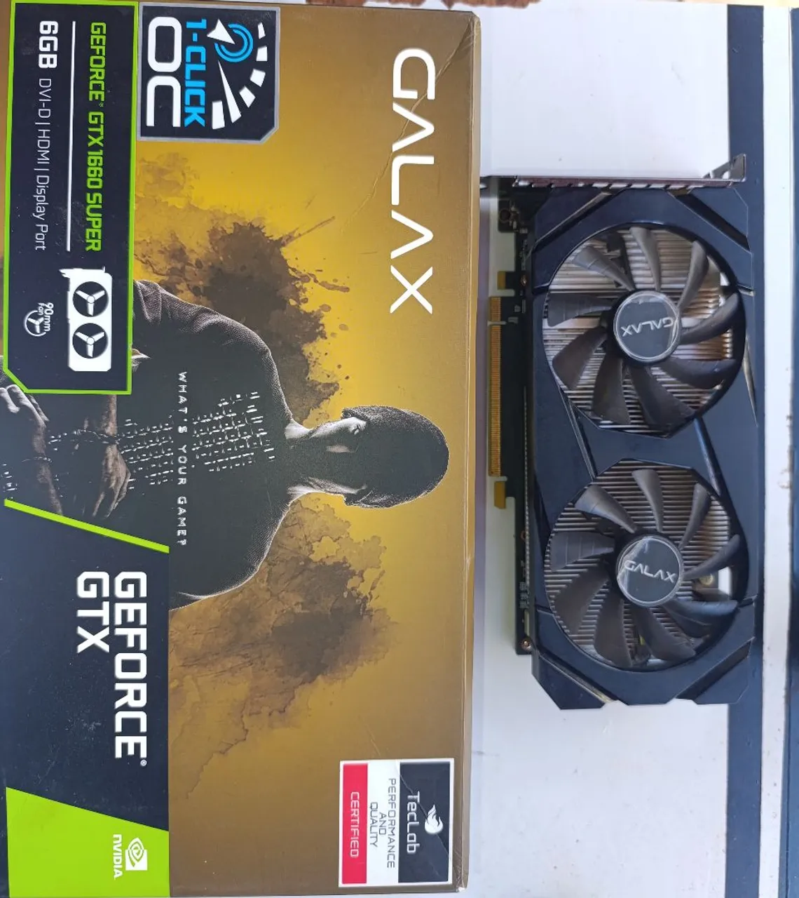 Placa de Vídeo Galax GeForce GTX 1660 SUPER OC