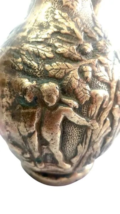 Jarra antiga em bronze maciço 5,100 kg - Foto 4
