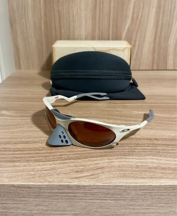 Óculos Oakley Plantaris Matte Sand Prizm Brown Gradient - Foto 4
