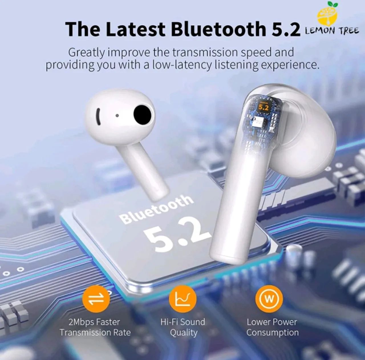 Fone de Ouvido Bluetooth TWS 112 - Novo - Foto 2