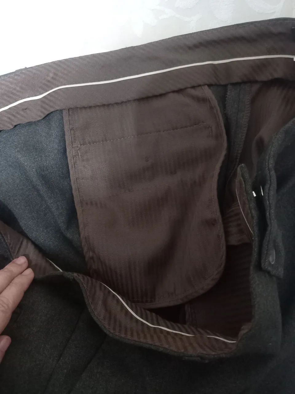 Calça social marrom  escura - Foto 4