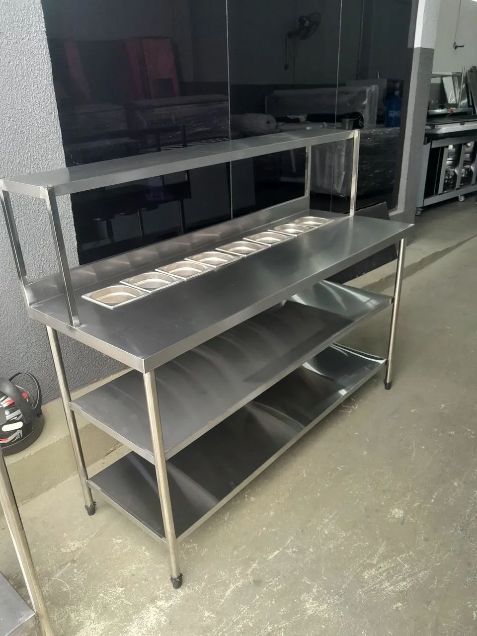 Bancada de Aço Inox para Restaurante/Comércio - Foto 3